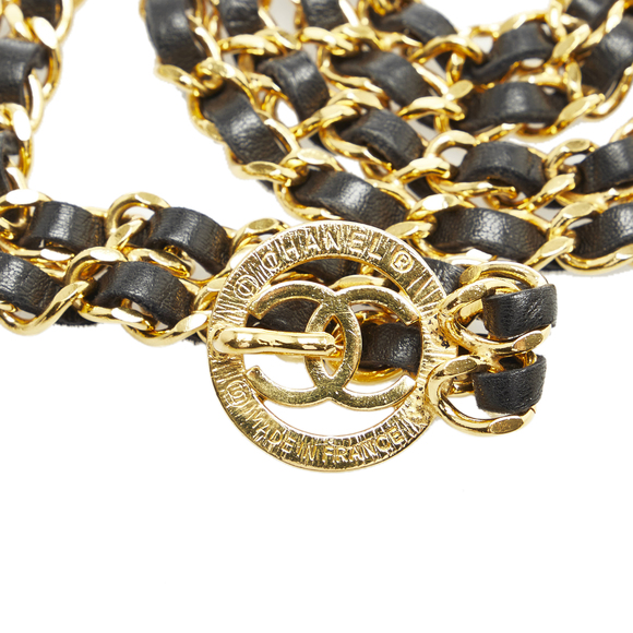 Chanel CC Leather Chain-Link Belt - Picture 5 of 6